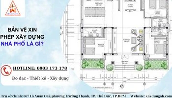 Bản vẽ xin phép xây dựng nhà phố là gì?