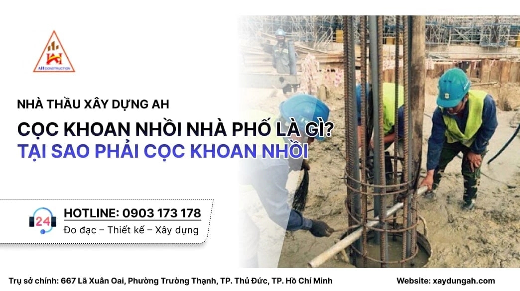 cọc khoan nhồi nhà phố