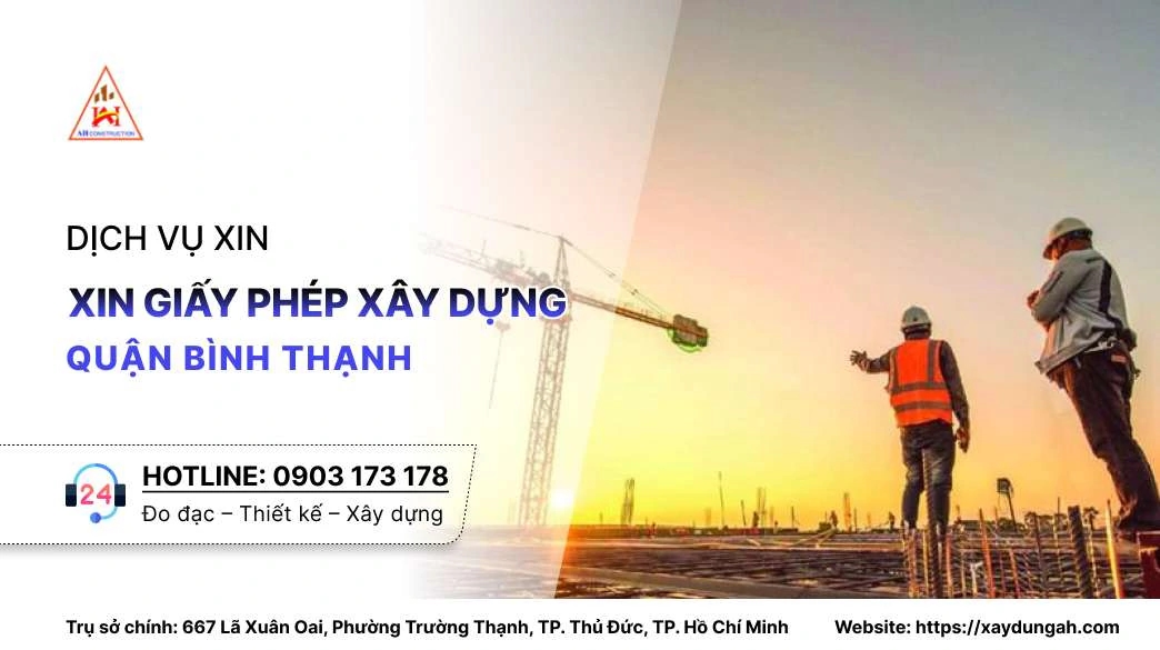dịch vụ xin giấy phép xây dựng quận Bình Thạnh