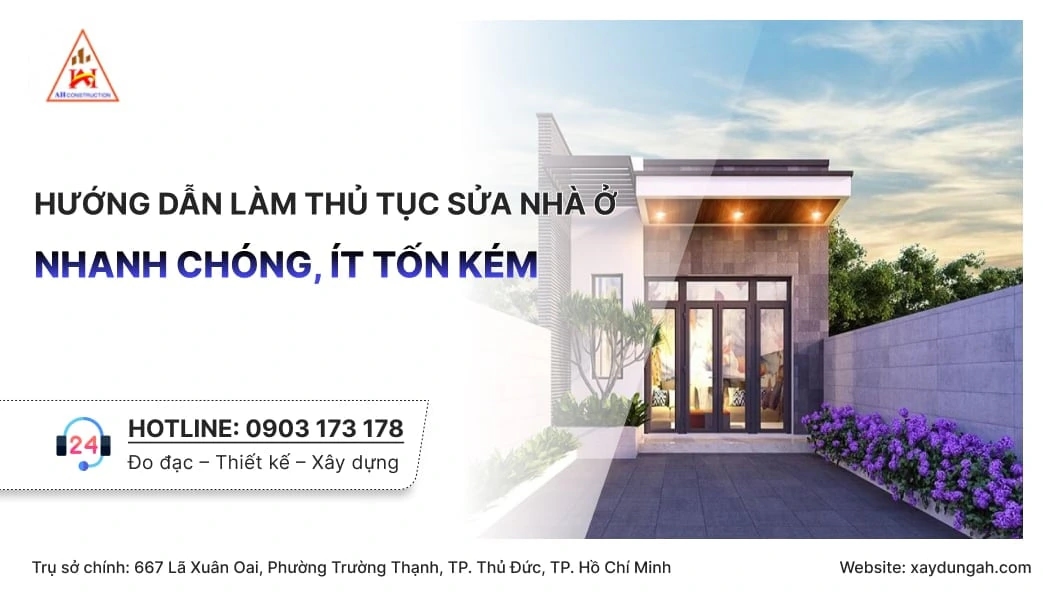 Thủ tục sửa nhà