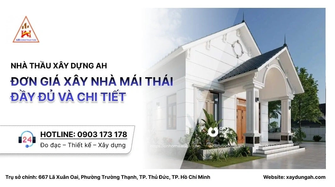 xây nhà mái thái