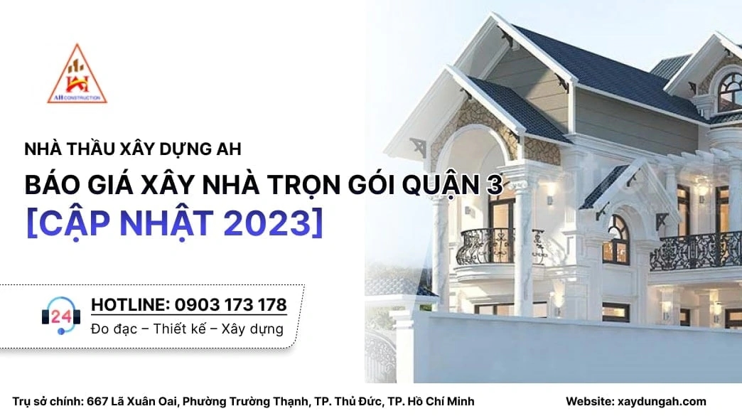 xây nhà trọn gói quận 3