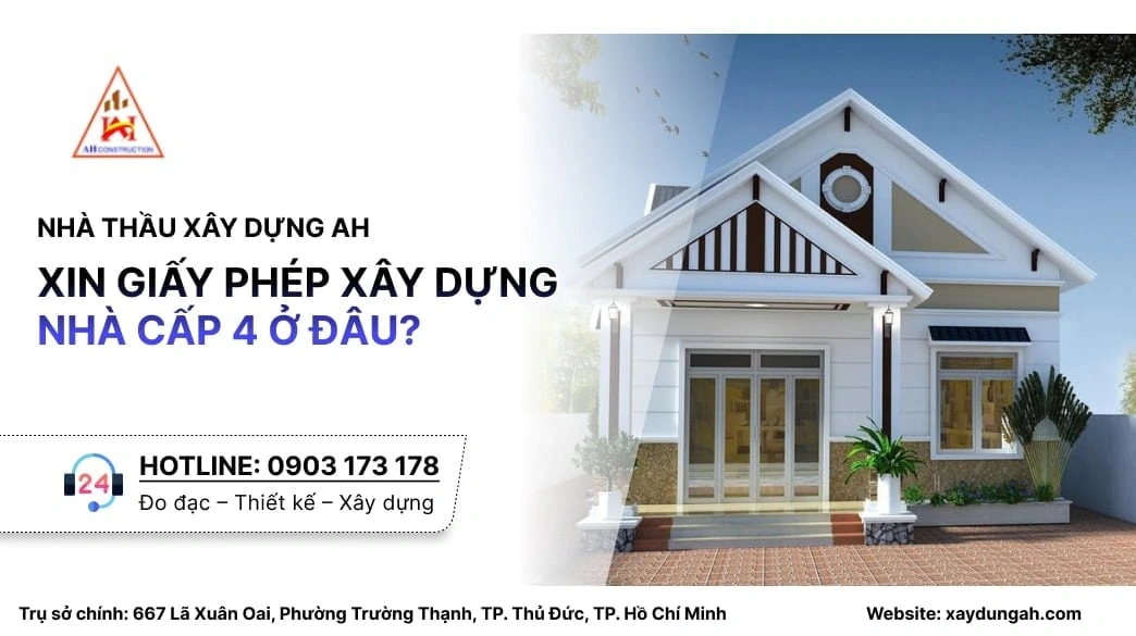 xin giấy phép xây dựng nhà cấp 4 ở đâu