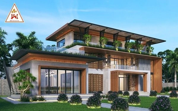 Cách tính diện tích xây dựng biệt thự