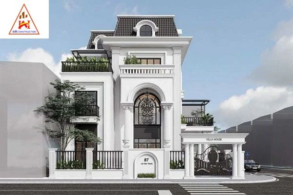 Cách tính chi phí xây dựng biệt thự tân cổ điển