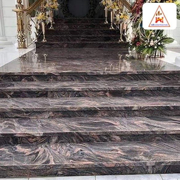 Nên làm 3 bậc hay 5 bậc tam cấp biệt thự?