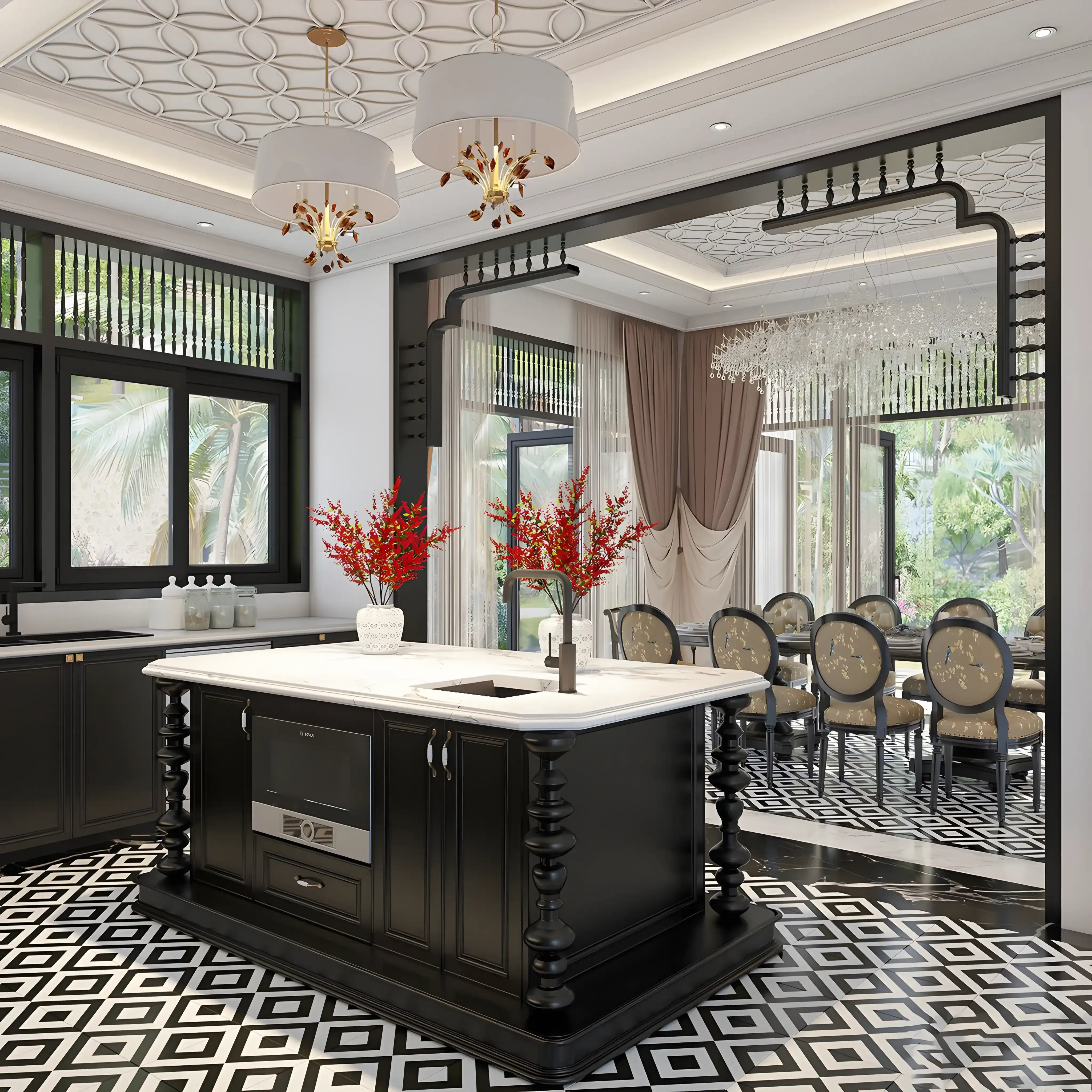 Bếp Indochine