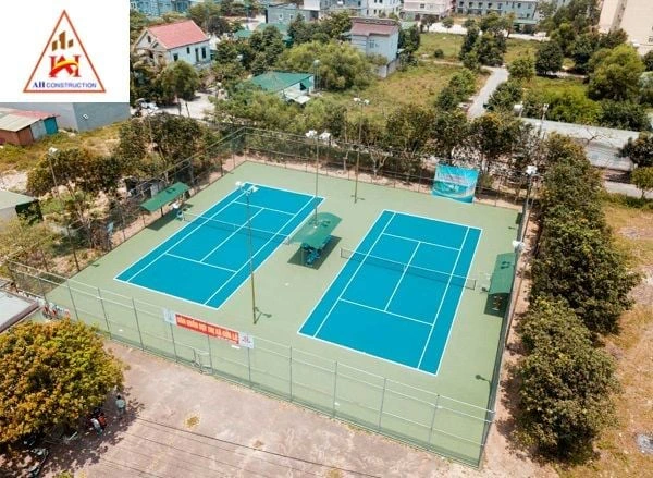 Xác định vị trí phù hợp để xây dựng sân tennis