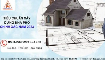 Tiêu chuẩn xây dựng nhà phố chính xác năm 2023