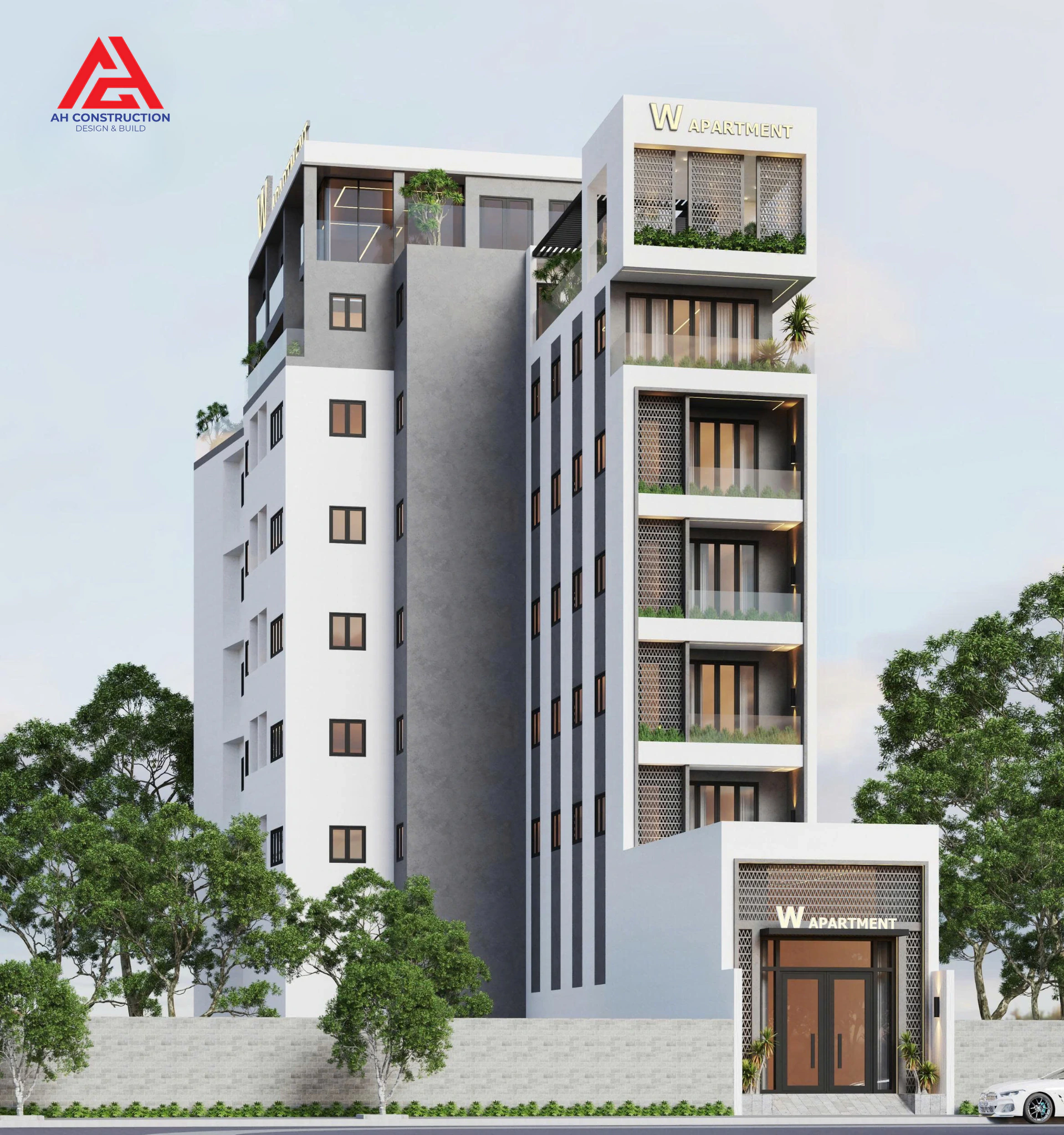 Tòa nhà đẹp ở Tân Phú