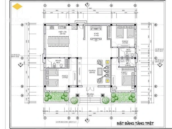 Nội dung chính của bản vẽ xin phép xây dựng