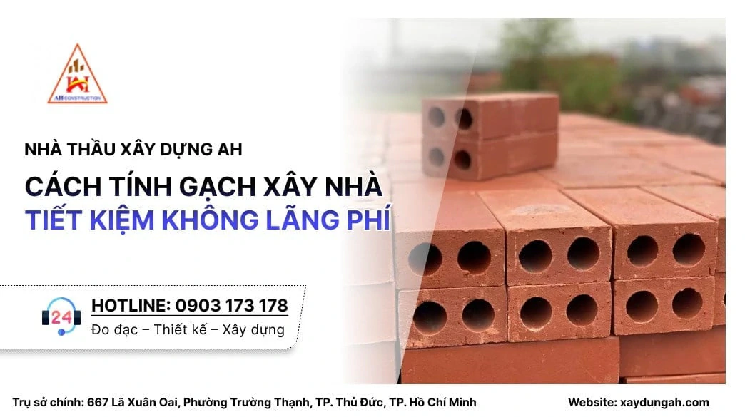 cách tính gạch xây nhà