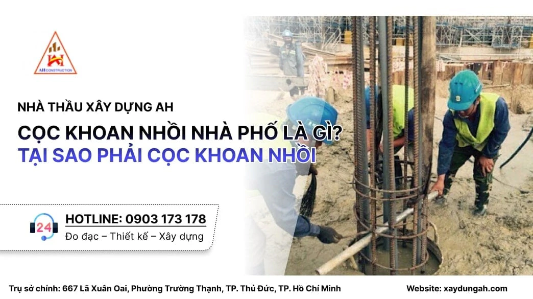 cọc khoan nhồi nhà phố