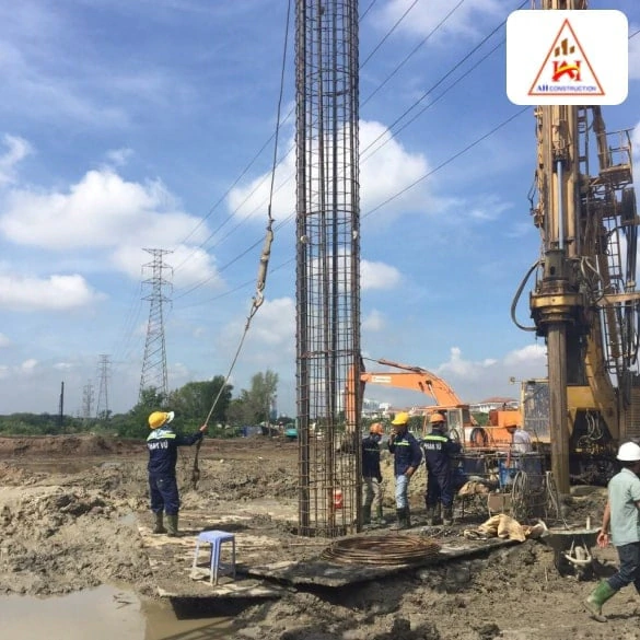 Ứng dụng của cọc khoan nhồi nhà phố
