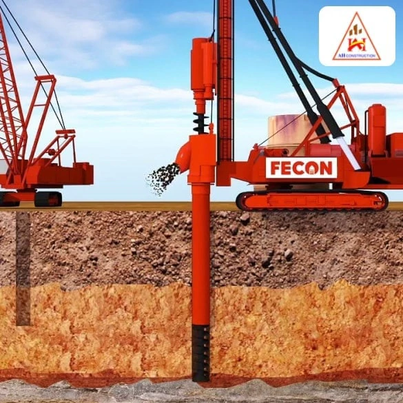 Cọc khoan nhồi nhà phố là gì?