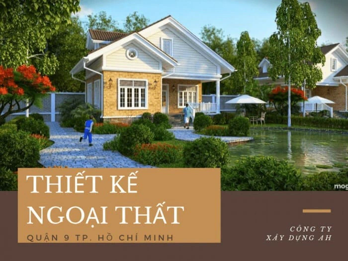thiết kế ngoại thất quận 9