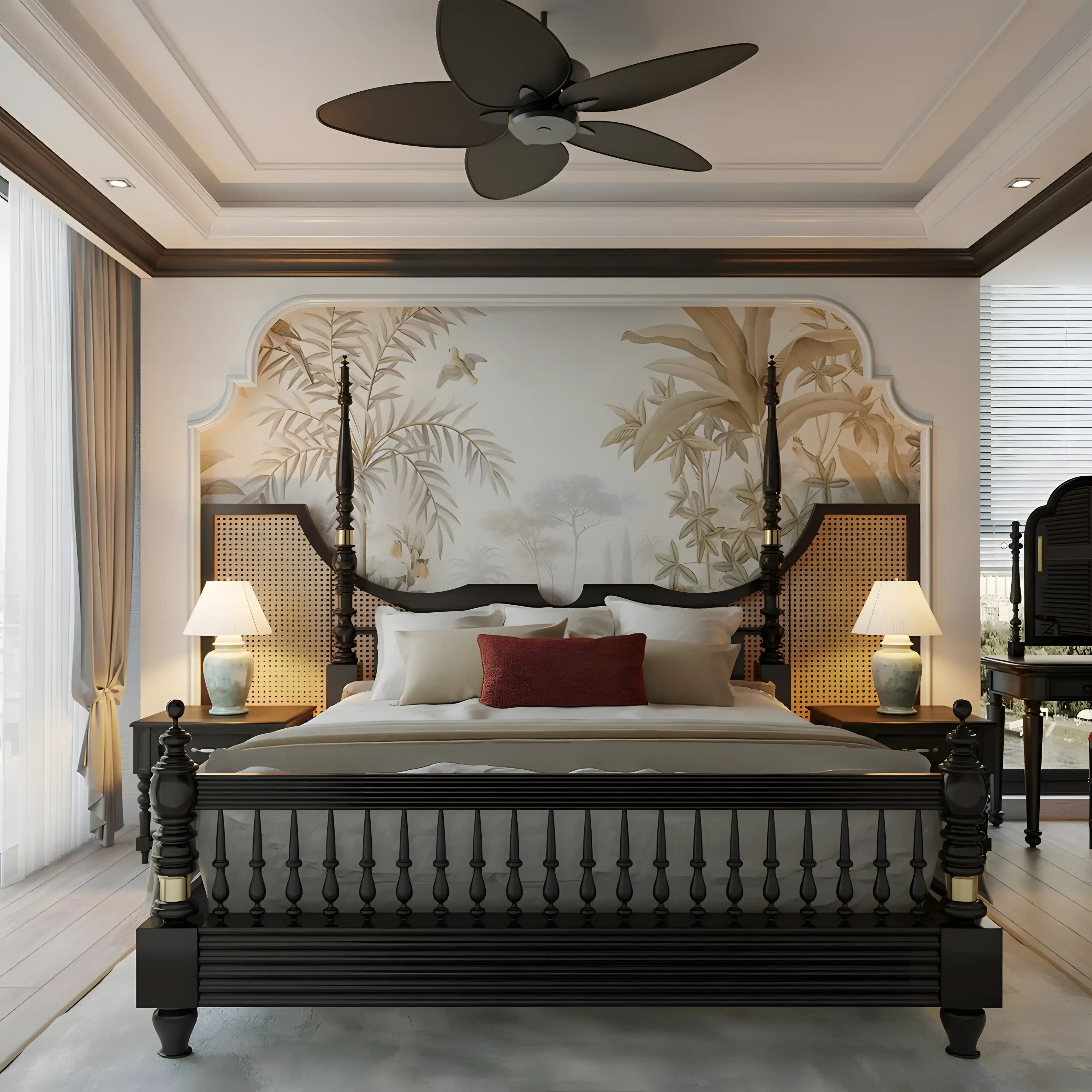 Phòng ngủ Indochine