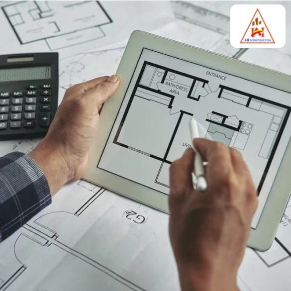 Cách thức xác định diện tích cấp phép xây dựng nhà ở
