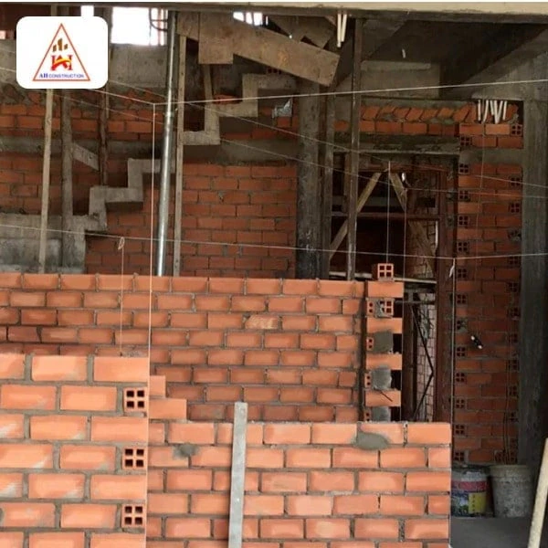 Kết cấu xây dựng nhà bằng gạch