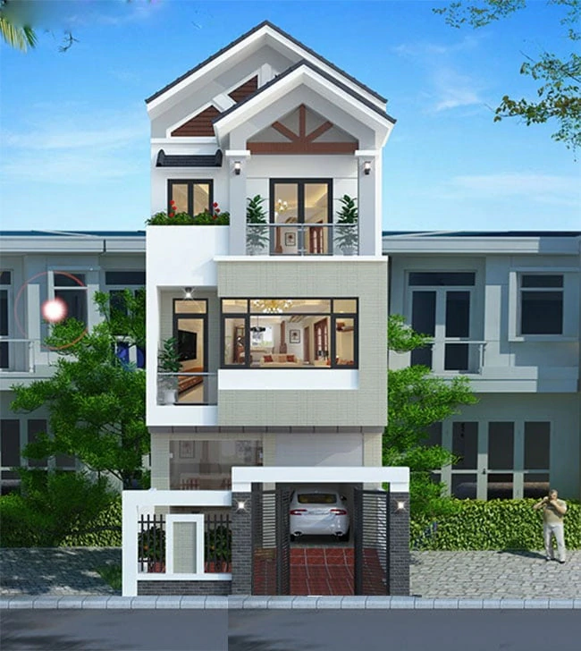 nhà 3 tầng mang vẻ đẹp đẳng cấp