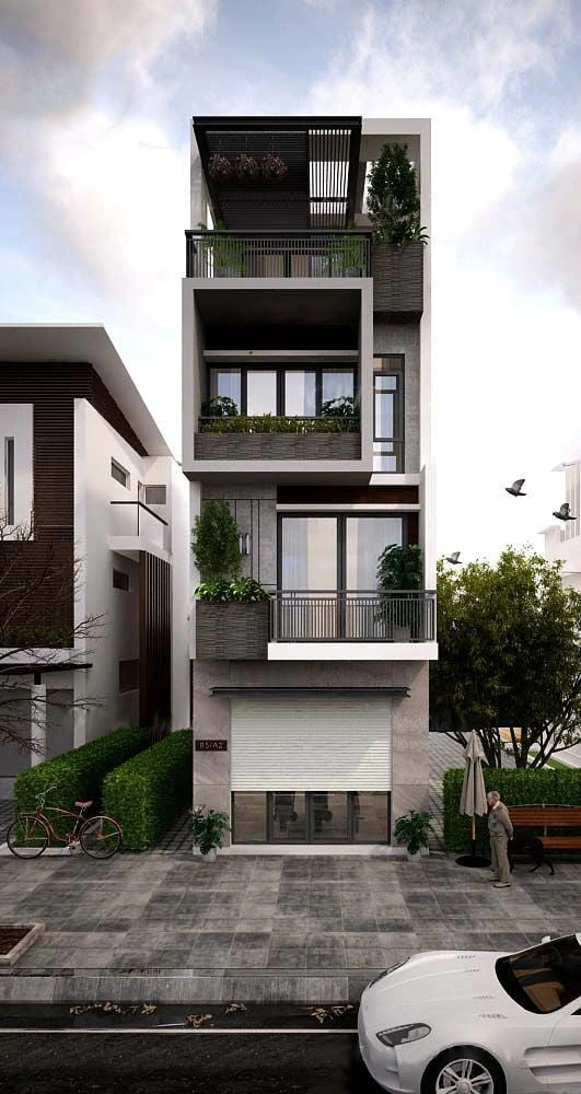nhà phố 3 tầng