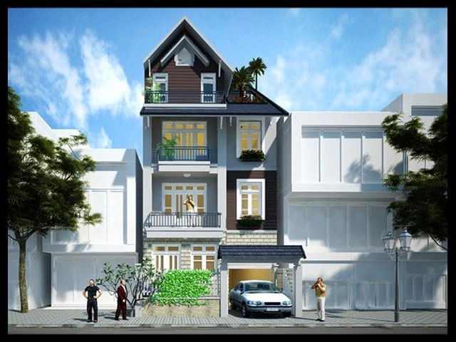 nhà mang vẻ đẹp hiện đại