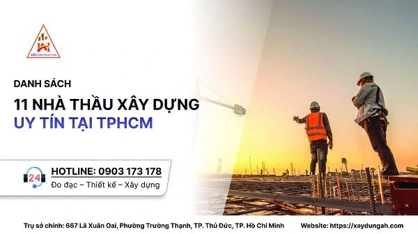 nhà thầu xây dựng uy tín tại tphcm