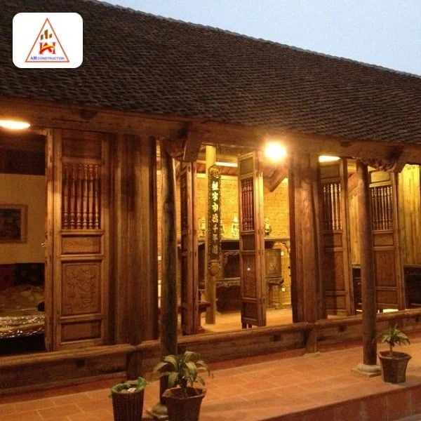 mẫu nhà xây bằng đá ong cổ điển đẹp