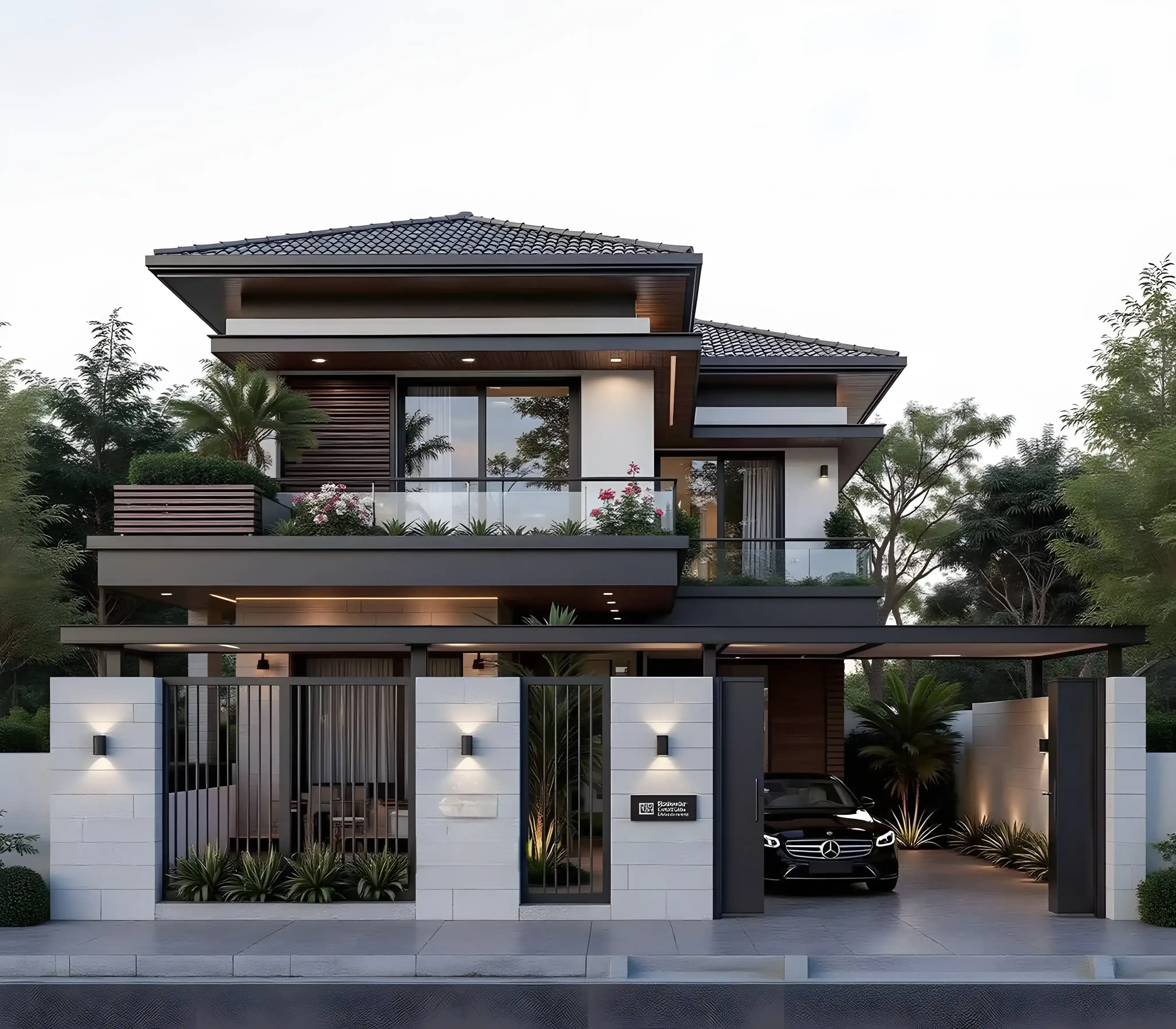 Nhà phố hiện đại