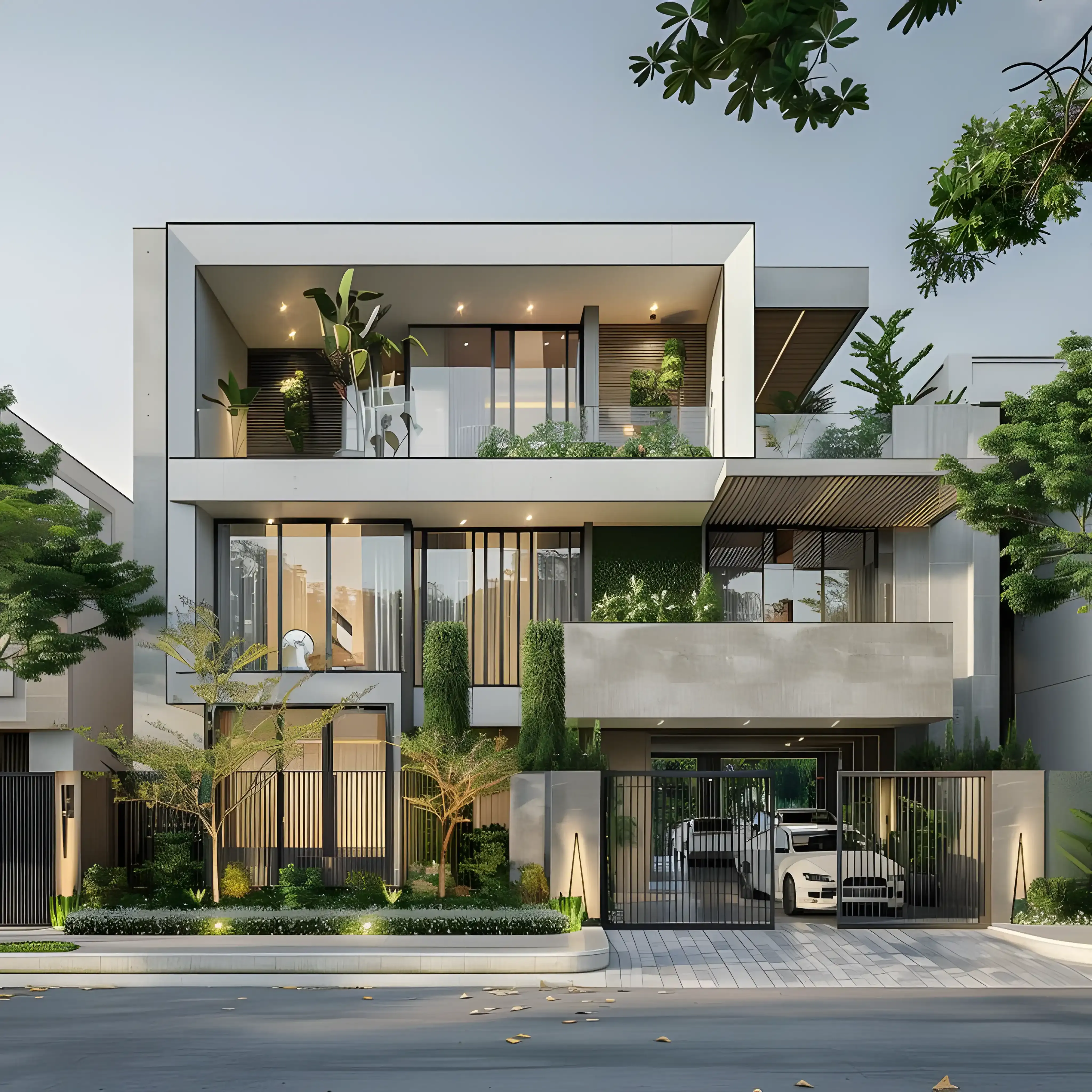Nhà phố hiện đại