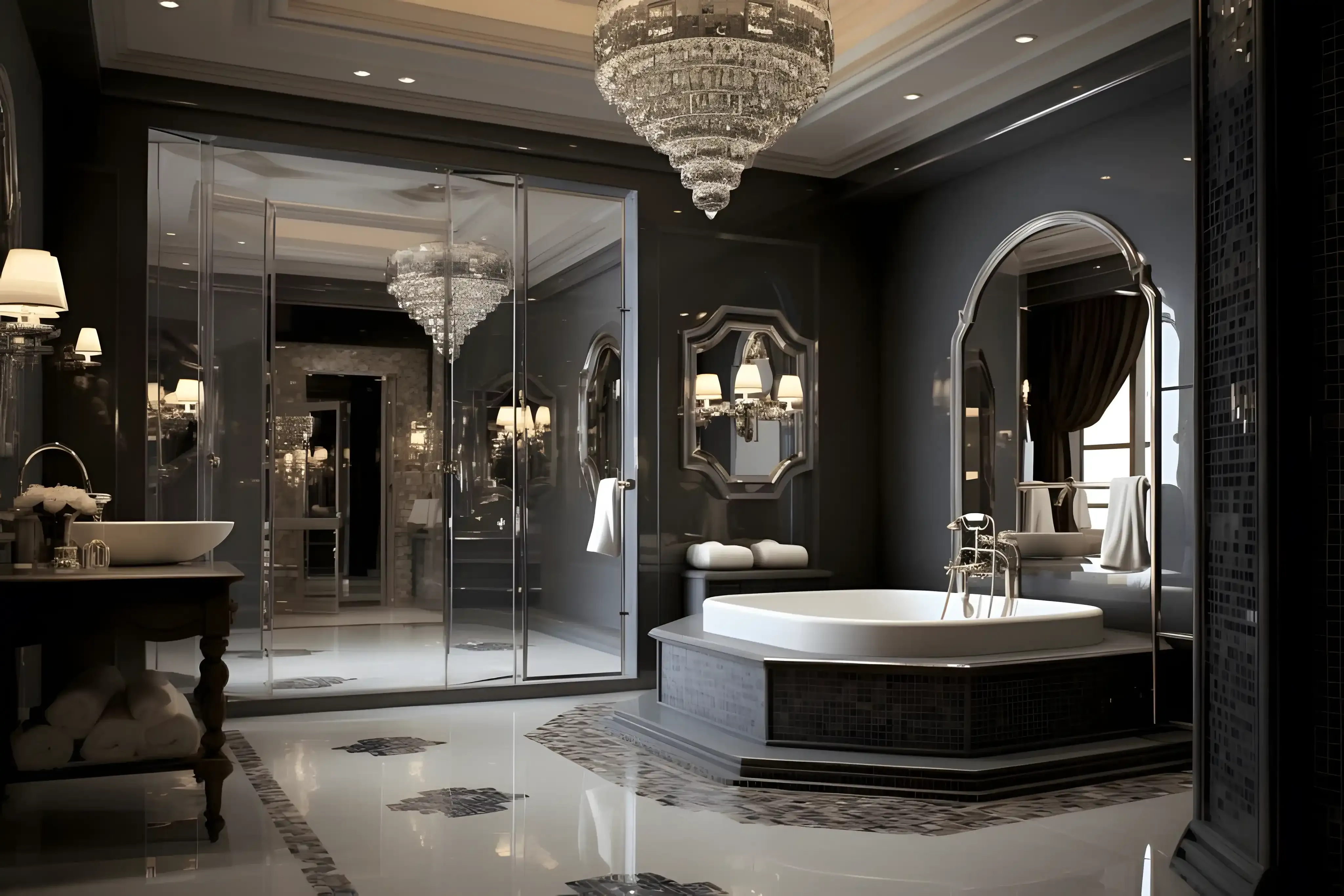 Mẫu nhà tắm Indochine