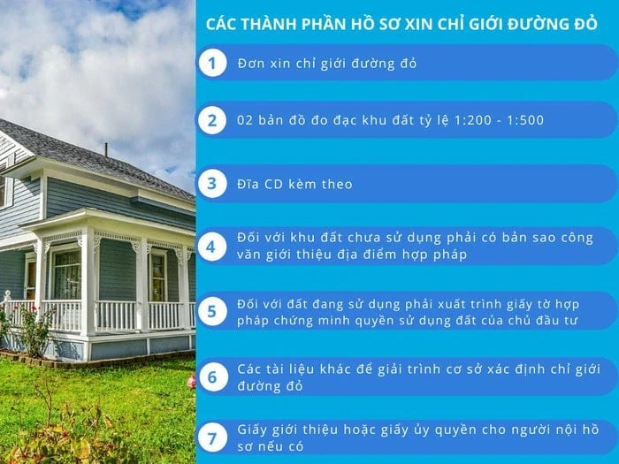 hồ sơ xin chỉ giới xây dựng