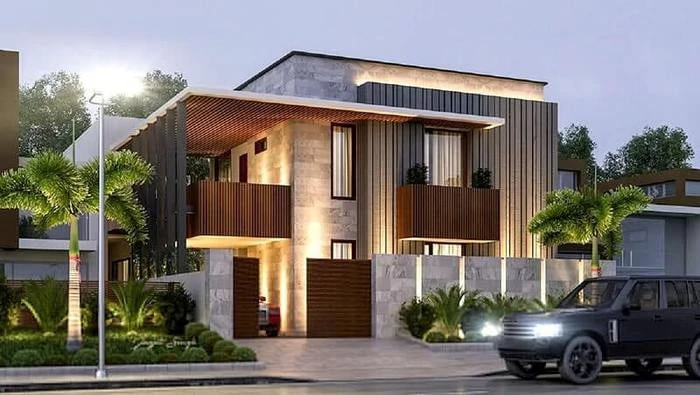 mẫu ngoại thất nhà phố