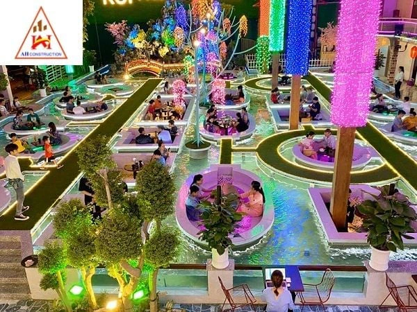 Lợi ích của việc thiết kế và thi công quán cafe cá Koi