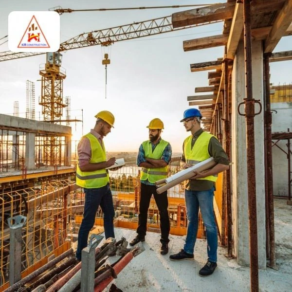bắt đầu triển khai công trình xây dựng