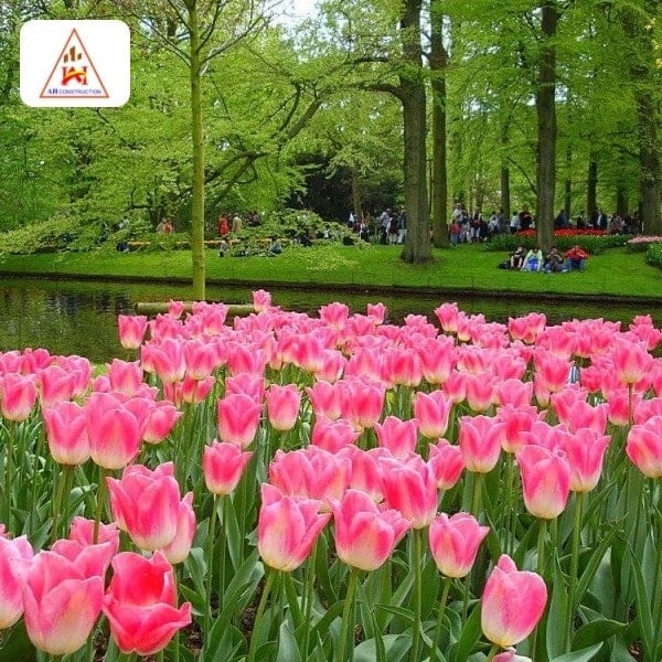 Lưu ý khi xây bồn hoa trước nhà