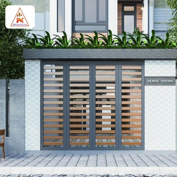 Chọn vật liệu xây dựng cổng nhà