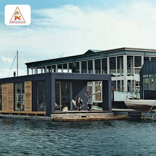 Nhà phố trên sông