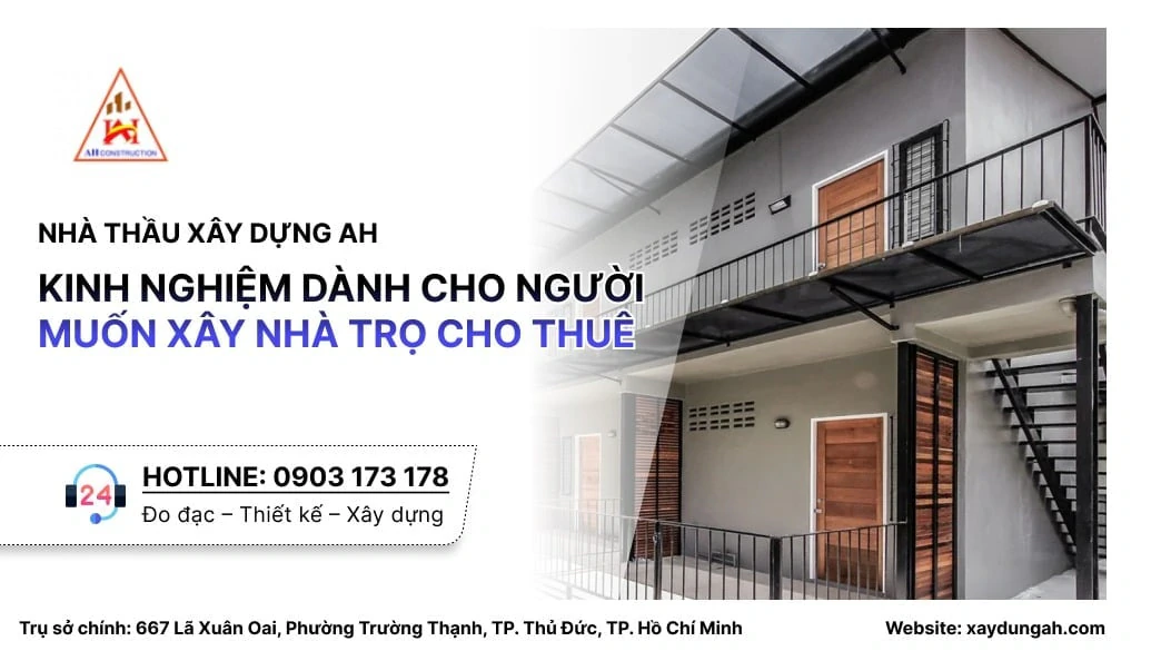 xây nhà trọ cho thuê