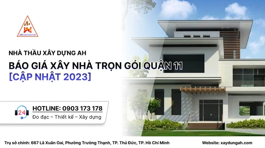 xây nhà trọn gói quận 11