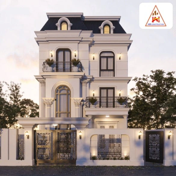 hạng mục thi công xây nhà trọn gói của Xây Dựng AH