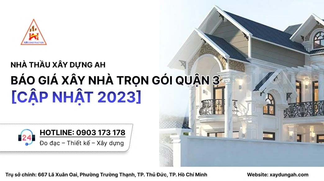 xây nhà trọn gói quận 3