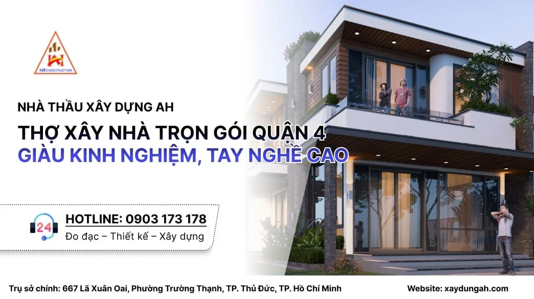 xây nhà trọn gói quận 4